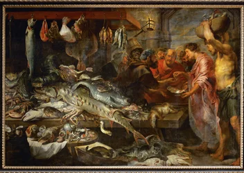 Ein Fischmarkt, um 1618