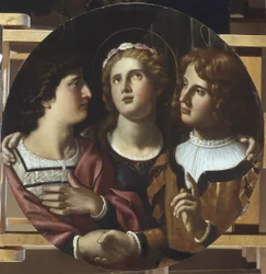 St. Cäcilia zwischen St. Tiburtius und Valerianus