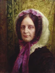 Porträt der Baronin von Villeguy