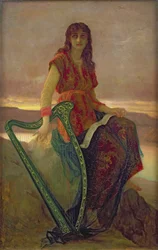 Der Harfenist, 1859