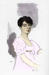 Porträt von Louise Catherine Eleonore Denuelle
