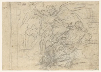 Petrus im Gefängnis von einem Engel besucht