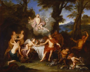Das Bündnis von Bacchus und Amor, ca. 1702