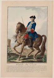 Garde du roi Leibwache des Königs, 1756