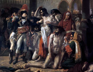Napoleon Bonaparte besucht die Pestkranken von Jaffa, 11. März 1799, 1804