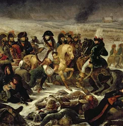 Napoleon auf dem Schlachtfeld von Eylau, 9. Februar 1807, 1808 (Detail)