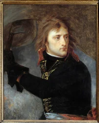 Porträt von Bonaparte (1769 - 1821) an der Brücke von Arcole 16. November