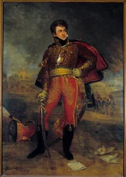 Porträt von General Graf Francois Fournier Sarloveze (1773-1827) Gemälde von Antoine Jean Gros (1771-1835)