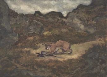 Karakal und Fasan, 1810-75
