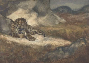 Leopard liegt, 1810-75