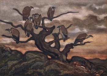 Geier auf einem Baum, 1810-75