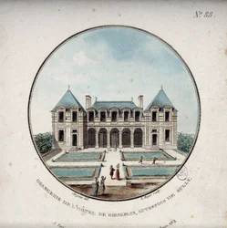 Orangerie des Hôtel de Boisgelin, ehemals de Sully - in „Malerische Ansichten der Hauptgebäude von Paris“ von Sergeant