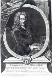 Friedrich Hoffmann, graviert von F.G. Wolffgang, 1735
