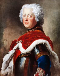 Porträt von Friedrich II. von Hohenzollern, bekannt als Friedrich der Große (Berlin)