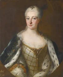 Porträt von Henriette Maria von Brandenburg-Schwedt