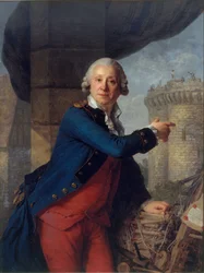 Porträt von Henri Masers de Latude 1725-1805