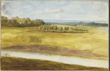 Landschaft mit Fluss