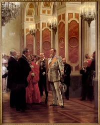 Der Kronprinz Wilhelm von Preußen auf dem Hofball