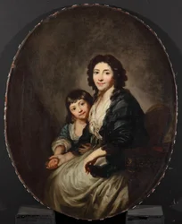 Elisabeth Sophia Augusta Graff, geb. Sulzer (1753-1812) und ihre Tochter Caroline Susanne (1781-1828)