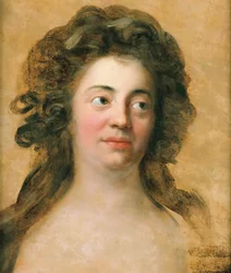 Porträt von Dorothea Friederike Schlegel 1764-1839, geb. Brendel Mendelssohn, um 1790