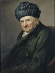 Propst Johann Joachim Spalding im Hausrock