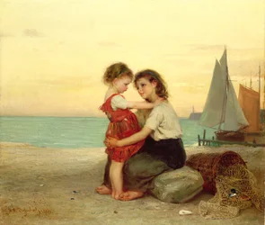 Schwestern am Strand, 1871