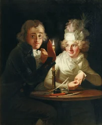 Verlobung bei Kerzenlicht, ca. 1790-98