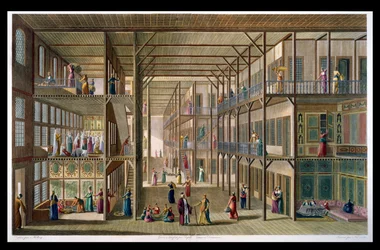 Inneres des Harems des Großen Herrn von Konstantinopel, gestochen von François Denis Née (1732-1817), 1811