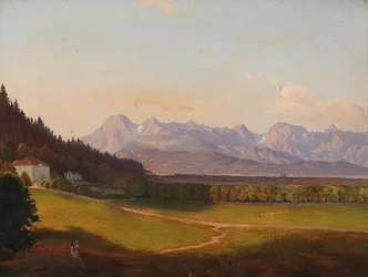 Radetzky Villa und die Kamnik Alpen in Krain