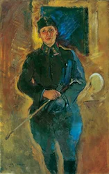 Otto von Aichelburg-Zossenegg als Kavallerieoberleutnant