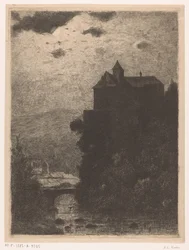 Schloss auf einer Klippe