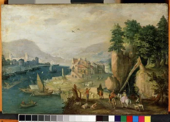 Ein Dorf in den Bergen