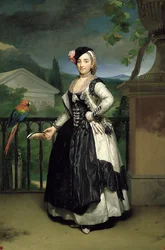 Porträt von Isabel Parreno Arce Ruiz de Alarcon y Valdés, Markgräfin von Llano