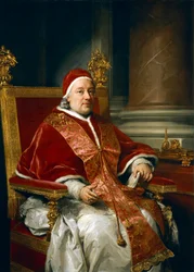 Porträt von Papst Clemens XIII. Rezzonico