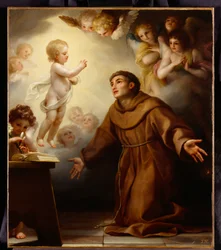 Das Jesuskind erscheint dem hl. Antonius von Padua