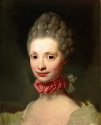 Unvollendetes Porträt von Marie Louise de Bourbon-Parma