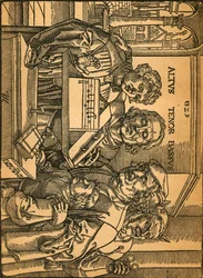 Ein seltener Holzschnitt von Anton von Worms Anton Woensam, 1899