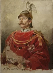 Porträt von Wilhelm II. (1859-1941), Kaiser von Deutschland und König von Preußen. 1894