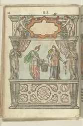 Szene mit Hebe und Voluptas, 1578