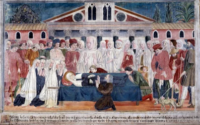 Leben der heiligen Francesca Romana: Der Tod der Heiligen