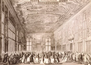 Herzogliche Gesellschaft, Bankett des Dogen von Venedig zu Ehren der Vertreter ausländischer Delegationen