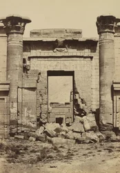 Medinet Habu: Römische Säulen
