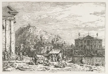 Ansichten: Eine Stadt jenseits eines Flusses, 1735-1746