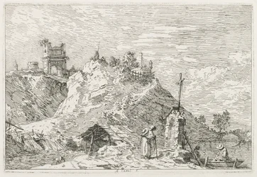 Ansichten: Ein Pilger beim Gebet, 1735-1746