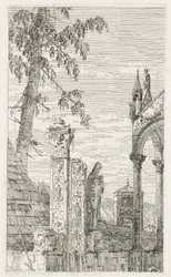 Ansichten: Fragmente von Skulpturen, 1735-1746
