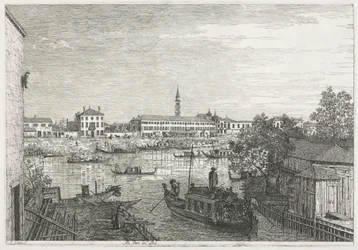 Ansichten: Der Hafen von Dolo, 1735-1746