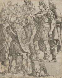 Kaiser spricht zu seinen Soldaten, ca. 1542-45