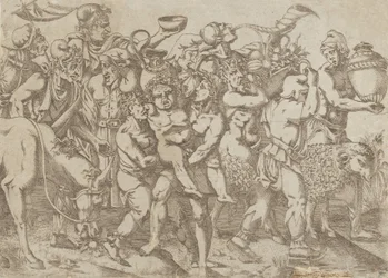 Silenus getragen, 1543