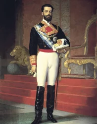 Amadeus von Savoyen Aosta, Amadeus I., König von Spanien (Öl auf Leinwand)