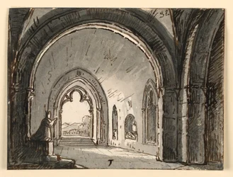 Innenraum einer Kirche in der Nähe von Faenza